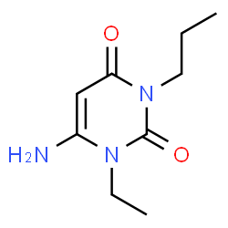 6-AMINO-1-ETHYL-3-PROPYLPYRIMIDINE-2,4(1H,3H)-DIONE Structure