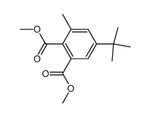 dimethyl 5-(tert-butyl)-3-methylphthalate Structure
