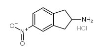 5-nitro-2,3-dihydro-1H-inden-2-amine,hydrochloride Structure