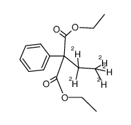 Ethyl-d(5)-phenylmalonsaeurediethylester Structure