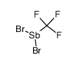 Trifluormethyl-dibromstiban结构式
