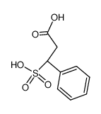 3-phenyl-3-sulfopropanoic acid Structure