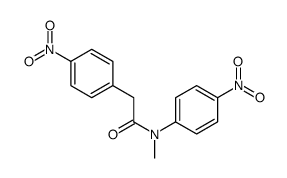 N-methyl-N,2-bis(4-nitrophenyl)acetamide结构式
