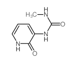 Urea,N-(1,2-dihydro-2-oxo-3-pyridinyl)-N'-methyl- Structure