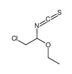 2-chloro-1-ethoxy-1-isothiocyanatoethane Structure
