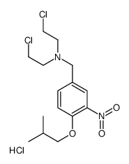 4-Isobutoxy-3-nitrobenzyl-bis(2-chloroethyl)amine hydrochloride Structure