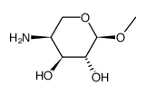 alpha-L-Arabinopyranoside,methyl4-amino-4-deoxy-(9CI)结构式