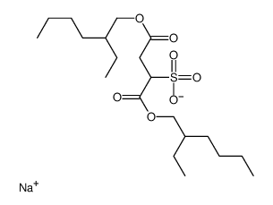 Sodium 1,4-bis[(2-ethylhexyl)oxy]-1,4-dioxo-2-butanesulfonate Structure