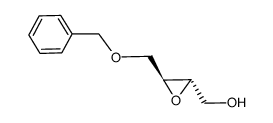 ((2S,3S)-3-((benzyloxy)methyl)oxiran-2-yl)methanol结构式