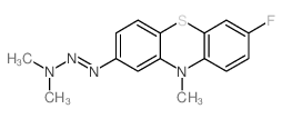 N-(7-fluoro-10-methyl-phenothiazin-2-yl)diazenyl-N-methyl-methanamine Structure