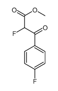 Benzenepropanoic acid, alpha,4-difluoro-beta-oxo-, methyl ester (9CI) Structure