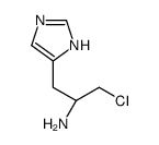 (S)-1-chloro-3-(1H-imidazol-4-yl)propan-2-amine结构式