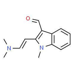 1H-Indole-3-carboxaldehyde,2-[(1E)-2-(dimethylamino)ethenyl]-1-methyl-(9CI) Structure
