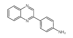 4-Quinoxalin-2-yl-phenylamine结构式