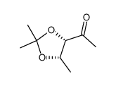L-erythro-2-Pentulose, 1,5-dideoxy-3,4-O-(1-methylethylidene)- (9CI)结构式