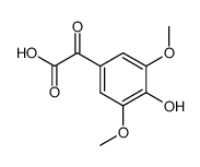 (4-hydroxy-3,5-dimethoxy-phenyl)-glyoxylic acid结构式