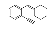 1-(cyclohexylidenemethyl)-2-ethynylbenzene Structure