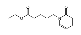 ethyl 5-(2-oxopyridin-1(2H)-yl)pentanoate结构式