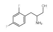 2-氨基-3-(2,4-二氟苯基)-1-丙醇结构式