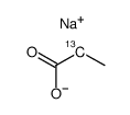 丙酸钠-2-13C结构式