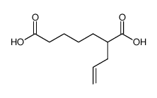 2-allyl-heptanedioic acid Structure