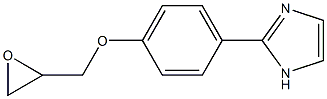 2-[4-(2-oxiranylmethoxy)phenyl]-1H-Imidazole结构式