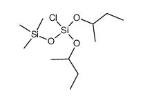 1,1-di-sec-butoxy-1-chloro-3,3,3-trimethyldisiloxane Structure