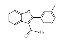 2-m-tolyl-benzofuran-3-carboxylic acid amide Structure