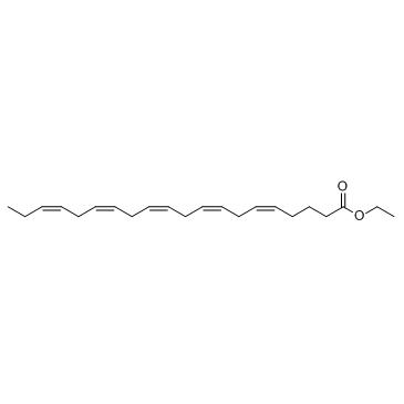 Eicosapentaenoic acid (ethyl ester) Structure