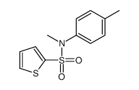 N-methyl-N-(4-methylphenyl)thiophene-2-sulfonamide结构式