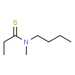 Propanethioamide,N-butyl-N-methyl- structure