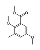 methyl 2,5-dimethoxy-3-methylbenzoate结构式