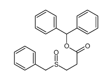 benzhydryl 3-benzylsulfinylpropanoate结构式