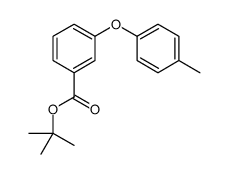 3-(4-甲基苯氧基)苯甲酸叔丁酯结构式