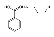 3-chloropropylazanium,benzoate结构式