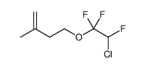 4-(2-chloro-1,1,2-trifluoroethoxy)-2-methylbut-1-ene结构式