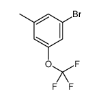 1-溴-3-甲基-5-(三氟甲氧基)苯结构式