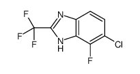 5-chloro-4-fluoro-2-(trifluoromethyl)-1H-benzimidazole Structure