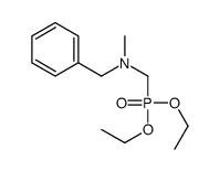 N-(diethoxyphosphorylmethyl)-N-methyl-1-phenylmethanamine Structure