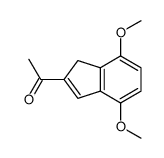 1-(4,7-dimethoxy-1H-inden-2-yl)ethanone结构式