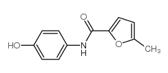 N-(4-hydroxyphenyl)-5-methylfuran-2-carboxamide结构式