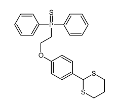 2-[4-(1,3-dithian-2-yl)phenoxy]ethyl-diphenyl-sulfanylidene-λ5-phosphane Structure