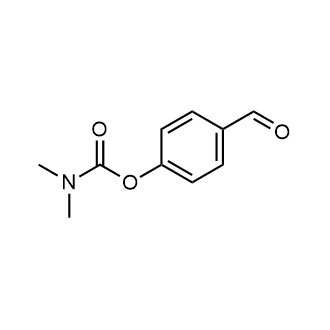 4-甲酰基苯基二甲基氨基甲酸酯结构式