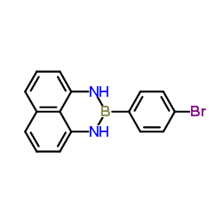 2-(4-Bromophenyl)-2,3-dihydro-1H-naphtho[1,8-de][1,3,2]diazaborine Structure