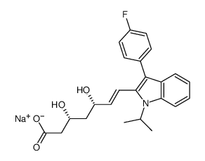 (3R,5S)-氟丁他汀钠盐结构式