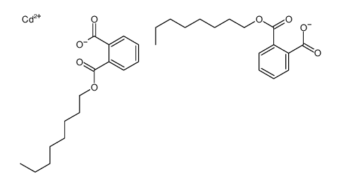 cadmium(2+),2-octoxycarbonylbenzoate Structure