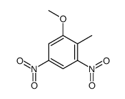 1-methoxy-2-methyl-3,5-dinitrobenzene结构式