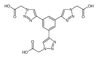 1,3,5-三(三氮唑乙酸基)苯结构式