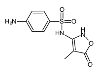 4-amino-N-(4-methyl-5-oxo-2H-1,2-oxazol-3-yl)benzenesulfonamide Structure