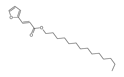 tetradecyl 3-(furan-2-yl)prop-2-enoate结构式